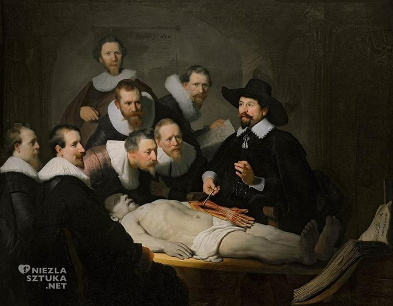 „Lekcja anatomii doktora Tulpa” Rembrandta w wykonaniu grafików z LO MK